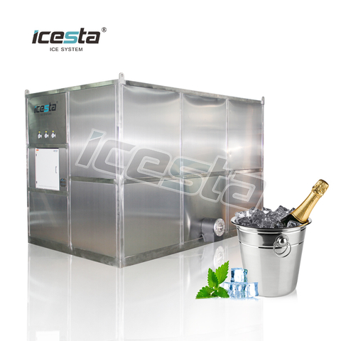 来自中国的具有竞争力且易于操作的 5 吨/天不锈钢制冰机 $20000 - $30000