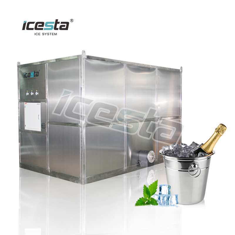 来自中国的具有竞争力且易于操作的 5 吨/天不锈钢制冰机 $20000 - $30000