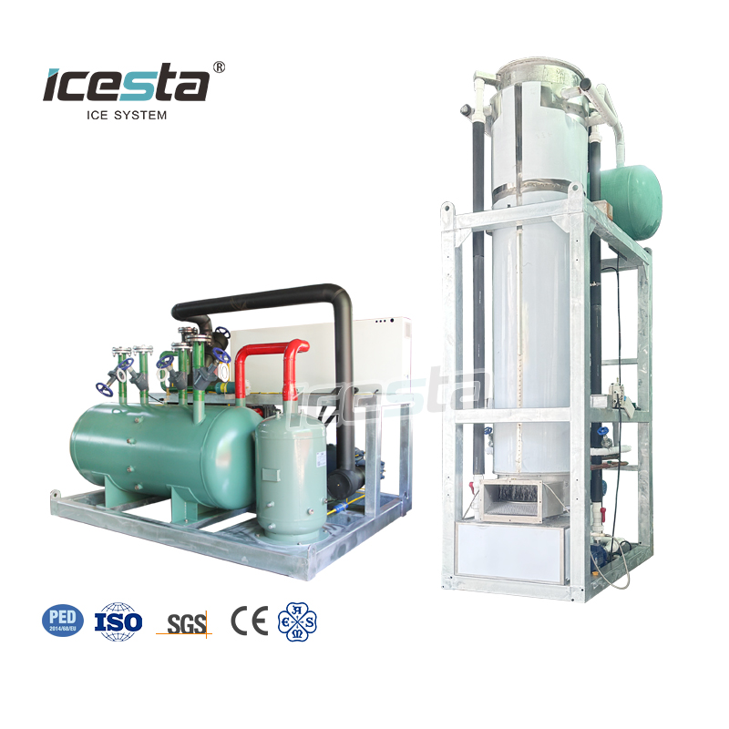 ICESTA 定制节能高生产率长使用寿命 20 吨工业管冰机 $59000