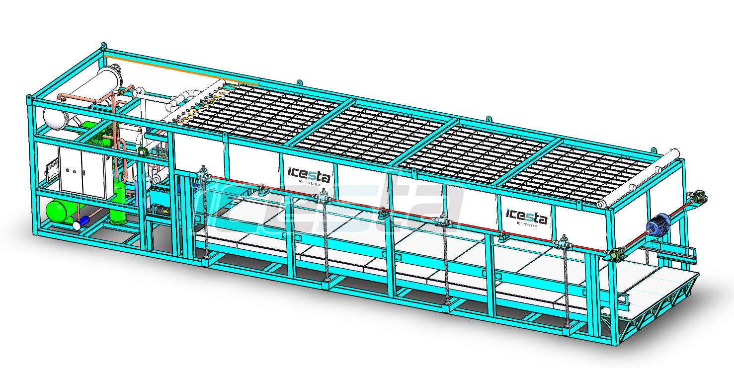 ICESTA定制自动节能长使用寿命高品质15吨工业直冷制冰机 $45000 ~ $53000