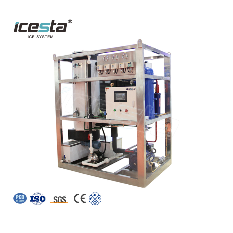 Icesta 3吨风冷自动管冰机 高生产率 饮料使用寿命长