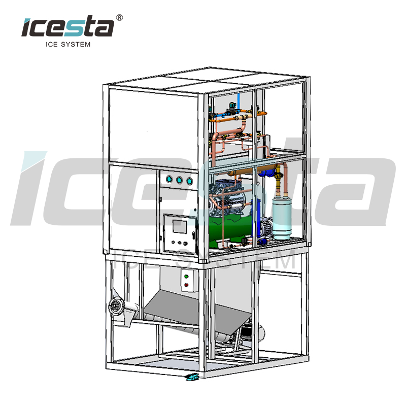Icesta 5 吨方冰机 块冰机 水晶