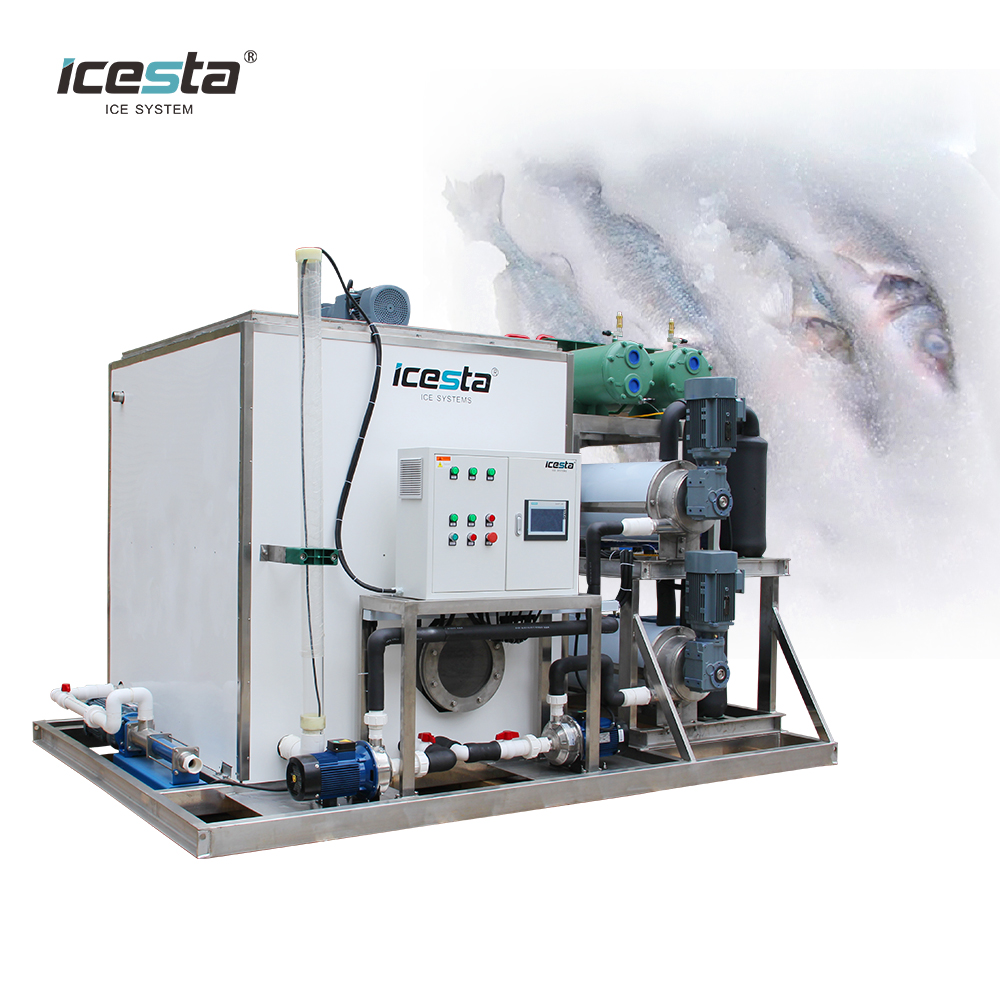 Icesta 每天 12 吨盐水流态冰机 $ 50000-$80000