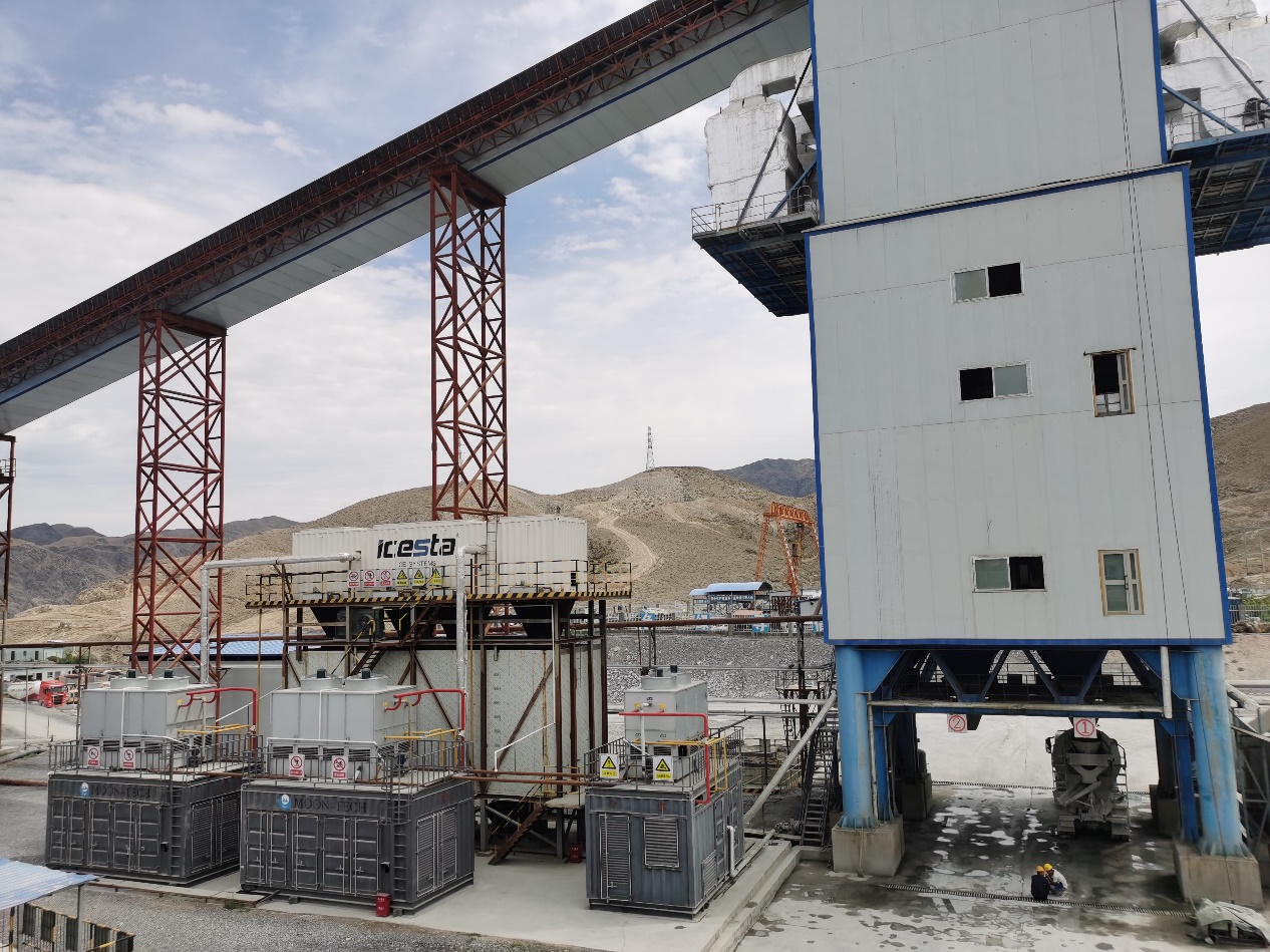 新疆160吨片冰厂&50吨储冰仓&自动送冰系统